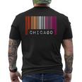 Lesbian Gay Barcode Pride Chicago Illinois Queer Aesthetic Mens Back Print T-shirt Lesbian Gay Barcode Pride Chicago Illinois Queer Aesthetic Mens Back Print T-shirt