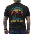 Lets Be Honest I Was Crazy Before The Cats Cat Lover Gift Gifts For Cat Lover Funny Gifts Mens Back Print T-shirt
