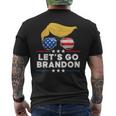 Lets Go Brandon Funny Chant Mens Back Print T-shirt