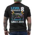 Level 8 Unlocked Awesome 2015 Video Game 8Th Birthday Boy Mens Back Print T-shirt