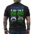 Leveled Up To Big Brother 2024 Cute Im Going To Be A Big Bro Funny Gifts For Brothers Mens Back Print T-shirt