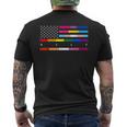Lgbtq Transgender Lesbian Gay Pride Mens Back Print T-shirt