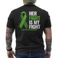 Liver Cancer Her Fight Is My Fight Liver Cancer Awareness Mens Back Print T-shirt