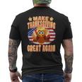 Make Thanksgiving Great Again Thanksgiving Trump Turkey Mens Back Print T-shirt