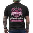Marilyn Name Its A Marilyn Thing You Wouldnt Understand Men's Back Print T-shirt