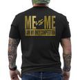 Me Vs Me I Am My Own Competition Motivational Mens Back Print T-shirt