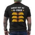 Mens Fitness Taco Funny Mexican 6Pack Gymer For Taco Lovers 1 Mens Back Print T-shirt