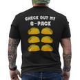 Mens Fitness Taco Funny Mexican 6Pack Gymer For Taco Lovers Mens Back Print T-shirt