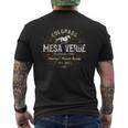 Mesa Verde Vintage Retro Mesa Verde National Park Men's T-shirt Back Print