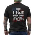 Military Vet Bod Like Dad Bod But With More Back Veteran Men's T-shirt Back Print
