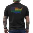 Montana Anaconda-Deer Lodge County Love Wins Equality Lgbtq Men's T-shirt Back Print