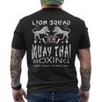 Muay Thai Kick Boxing Training Men's T-shirt Back Print