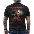 My Brother Is A Soldier Proud Army Sister Veterans Day Gift Mens Back Print T-shirt