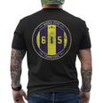 Nashville 615 Designer Round Badge - Tennessee Star Mens Back Print T-shirt