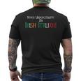 Never Underestimate An Irish Italian American Ethnic Pride Pride Month Funny Designs Funny Gifts Mens Back Print T-shirt