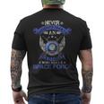 Never Underestimate An Old Man Us Space Force Veteran Funny Veteran Funny Gifts Mens Back Print T-shirt