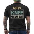 New Knee New Me Knee Replacement Surgery Recovery Mens Back Print T-shirt