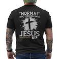 Normal Isnt Coming Back Jesus Is - Normal Isnt Coming Back Jesus Is Mens Back Print T-shirt