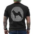 Norrbottenspets Dna I Fingerprint Norrbottenspets Dog Men's T-shirt Back Print