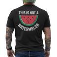 This Is Not A Watermelon Palestine Free Palestinian Men's T-shirt Back Print