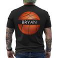 Novelty Personalized Name Bryan Sports Basketball Basketball Funny Gifts Mens Back Print T-shirt