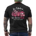 In October We Wear Pink Respiratory Therapist Breast Cancer Men's T-shirt Back Print