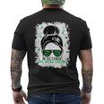 In Octobre We Wear Green Liver Cancer Awareness Men's T-shirt Back Print