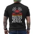 Open Wheel Formula Racing Car Practice Qualify Race Repeat Racing Funny Gifts Mens Back Print T-shirt