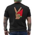 Palestine Watermelon Flag Support Gaza & Freedom Men's T-shirt Back Print