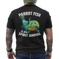 Parrotfish For Global Warming Activist Biologist Men's T-shirt Back Print