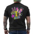 Peace Out First Grade Last Day Of School Kids End Of School Mens Back Print T-shirt