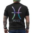 Pisces Zodiac Symbol Astrology Fish Water Sign Men's T-shirt Back Print