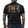 Pre-K Crew First Day Of School Welcome Back To School Men's T-shirt Back Print