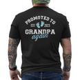 Promoted To Great Grandpa Again 2023 Great Grandfather To Be Men's Back Print T-shirt