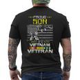 Proud Son Of A Vietnam VeteranVietnam Vet Men's T-shirt Back Print