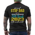 Proud Step Dad Of 5Th Grade Graduate 2023 Family Graduation Mens Back Print T-shirt