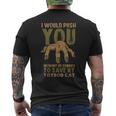Push You In Zombies To Save My Toybob Cat Funny Halloween Mens Back Print T-shirt