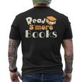 Read S'more Books Reading Lover Camping Bookworm Librarian Men's T-shirt Back Print