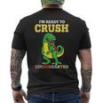 Ready To Crush Kindergarten 2036 Dinosaur Back To School Boy Men's T-shirt Back Print