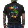 Ready To Crush Pre KRex Monster Truck Car Dinosaur Boys Men's T-shirt Back Print