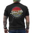 Retro Arden Hills Home State Cool 70S Style Sunset Men's T-shirt Back Print