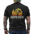 Retro Grover Beach Ca Beach Vacation Men's T-shirt Back Print