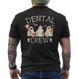 Retro Halloween Dental Crew Boo Th Dentist Hygiene Men's T-shirt Back Print
