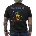 Rocking In My School Shoes Cat Back To School Men's T-shirt Back Print