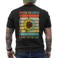 Rubinstein Taybi Syndrome Warrior Its Not For The Weak Mens Back Print T-shirt