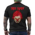 Scary Clown Creepy Halloween Costume Evil Killer Mens Back Print T-shirt