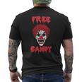 Scary Clown Free Candy Evil Halloween Mens Back Print T-shirt