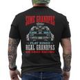 Some Grandpas Play Bingo Real Grandpas Go Drag Racing Racing Funny Gifts Mens Back Print T-shirt