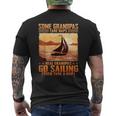Some Grandpas Take Naps Real Grandpas Go Sailing Mens Back Print T-shirt
