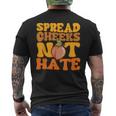 Spread Cheeks Not Hate Fitness Workout Gym Men's T-shirt Back Print